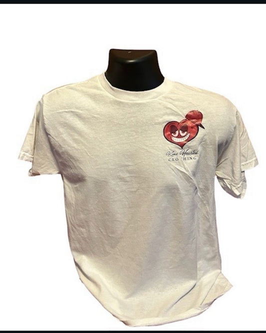 White Kind Hearted T-Shirt